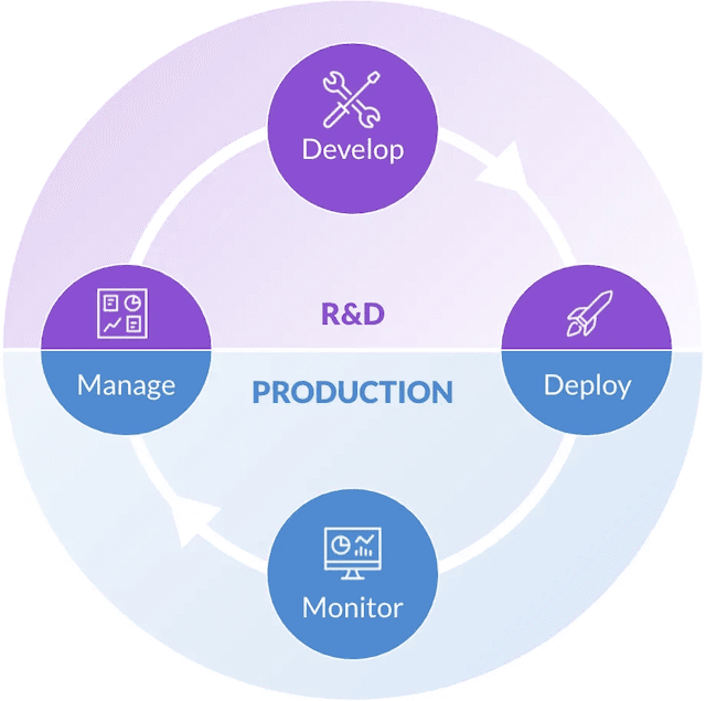 4 steps outlines in the data science lifecycle