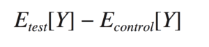 average treatment effect (ATE) formula 1