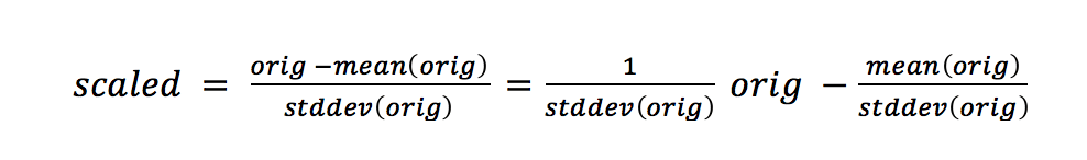 scaled formula