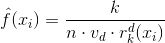 mathematical equation for knn