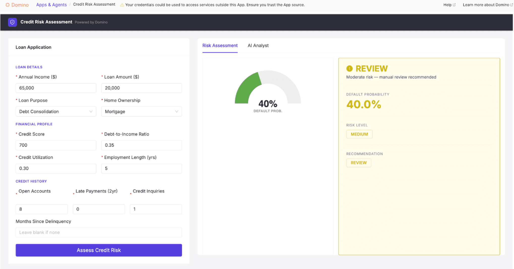 Application screenshot